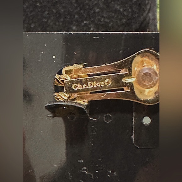 🥳HP:CHRISTIAN DIOR Glamours Gold Double Rope Loops Clip-On Rare Antique Earring - Picture 6 of 16